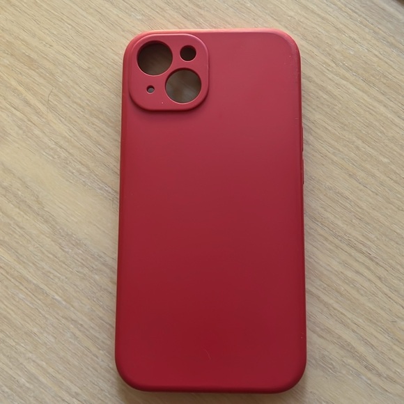 FireNova iPhone 13 Case, Silicone Phone Case Deep Red - Picture 9 of 9